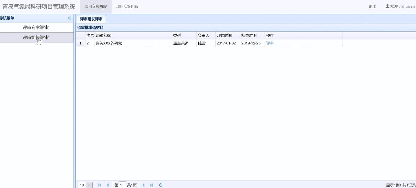 组长评审
